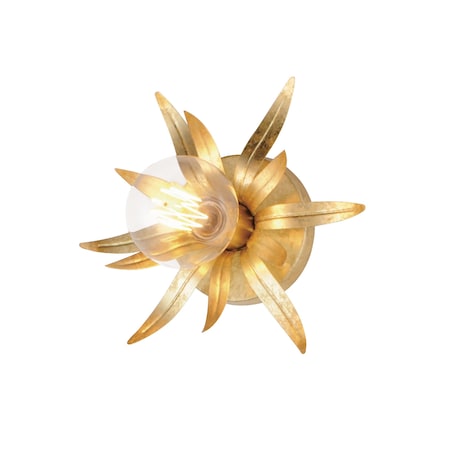 Maxim Lighting Paloma 1-Light Sconce, Gold Leaf 2880GL